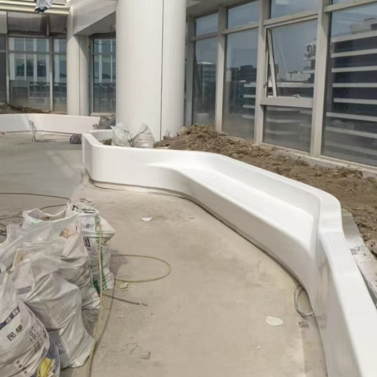 Fiberglass reinforced plastic custom seats