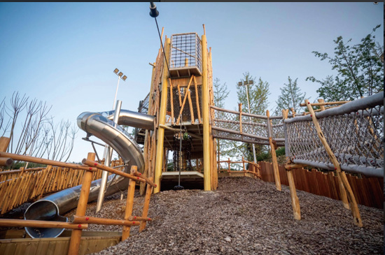 Wooden slide